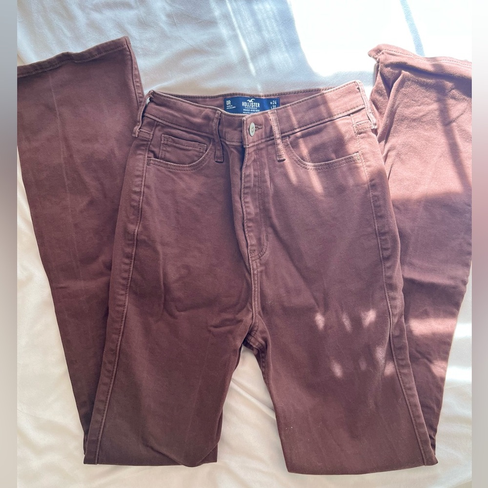 Hollister Brown Boot Cut Pants